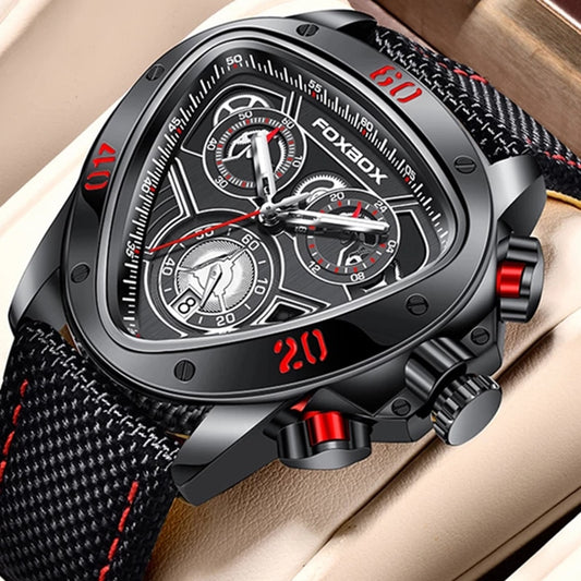 LIGE Top Brand Big  Dial  Chronograph