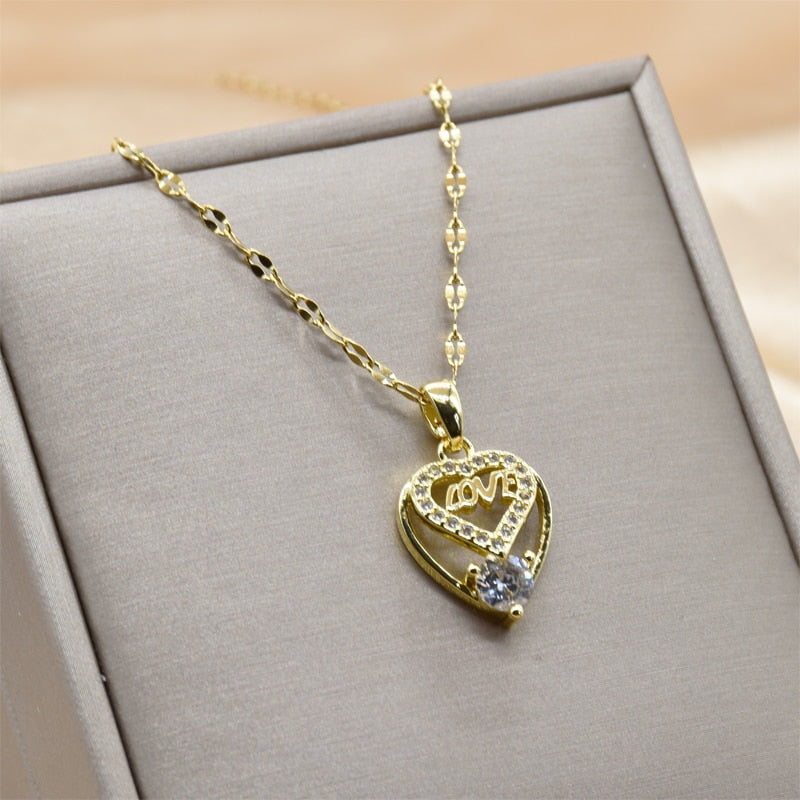 Gold Color Necklace for Women