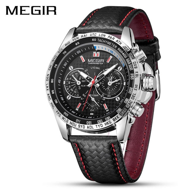 MEGIR Mens Watches Top Brand Luxury