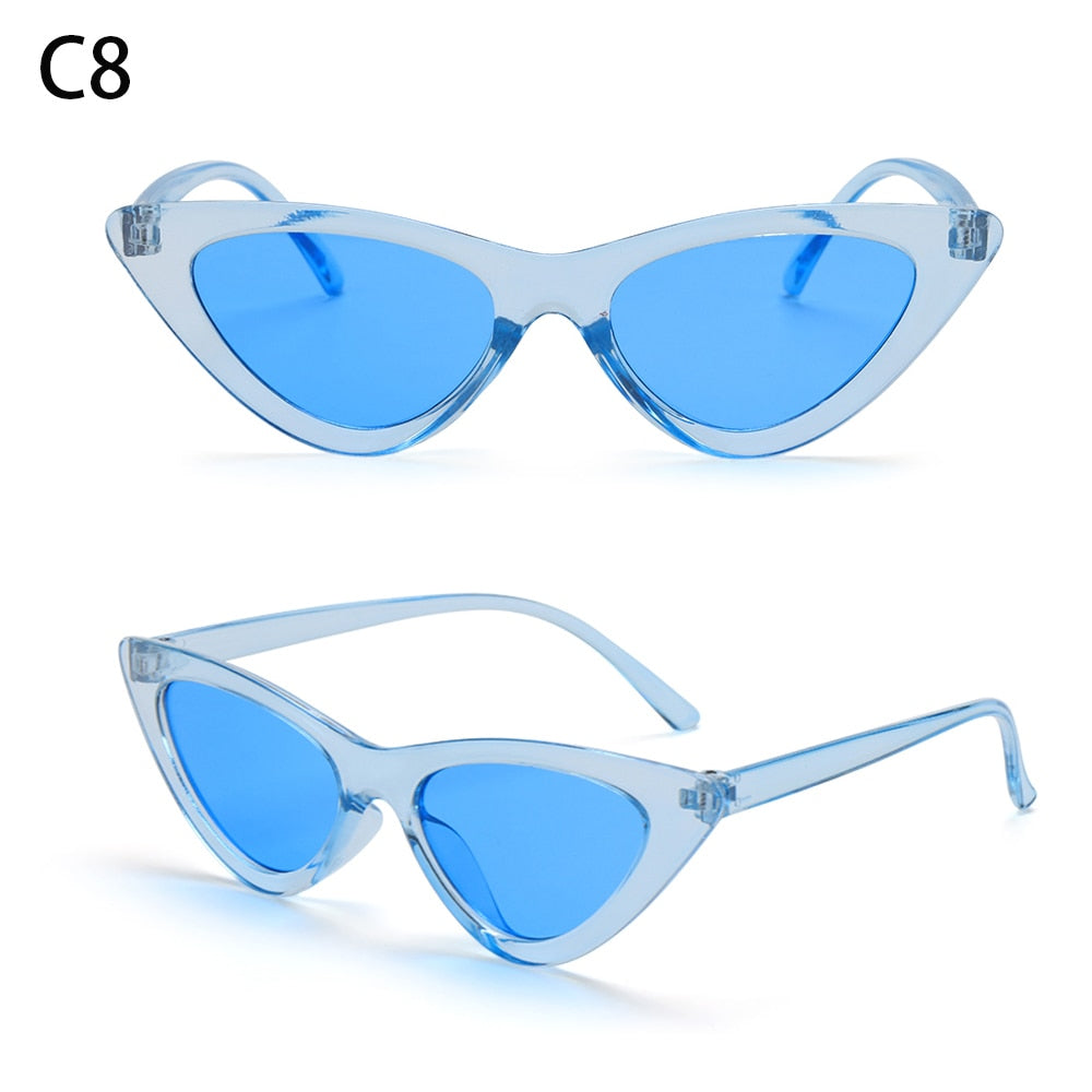 1PC Sexy Cat Eye Triangle Sunglasses