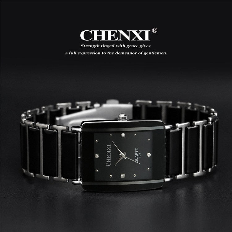 CHENXI Mode Rectangle Montre Hommes &amp; Femmes