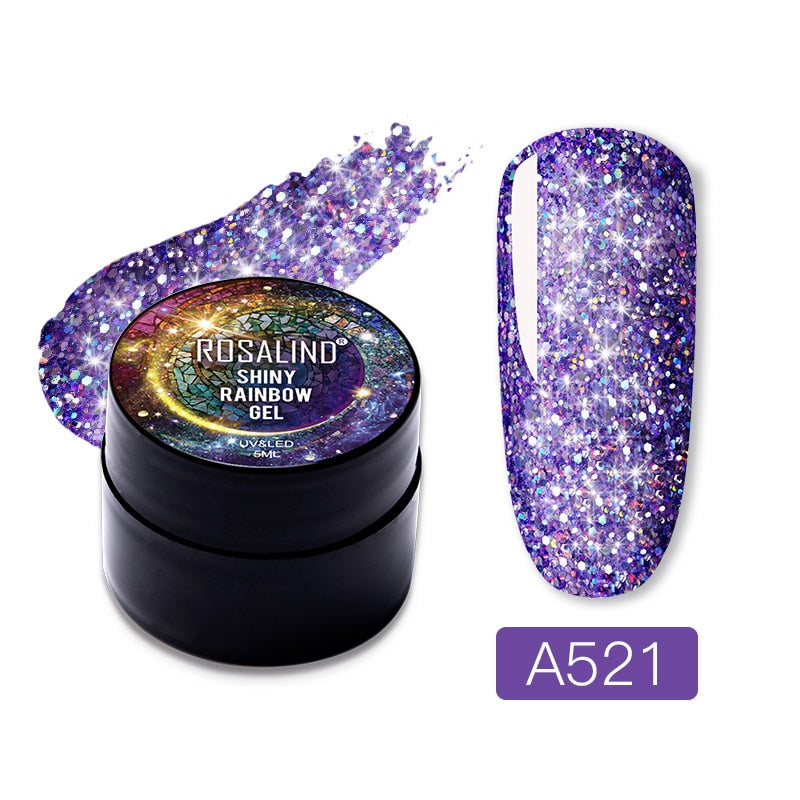 ROSALIND Gel Nail Polish Glitter