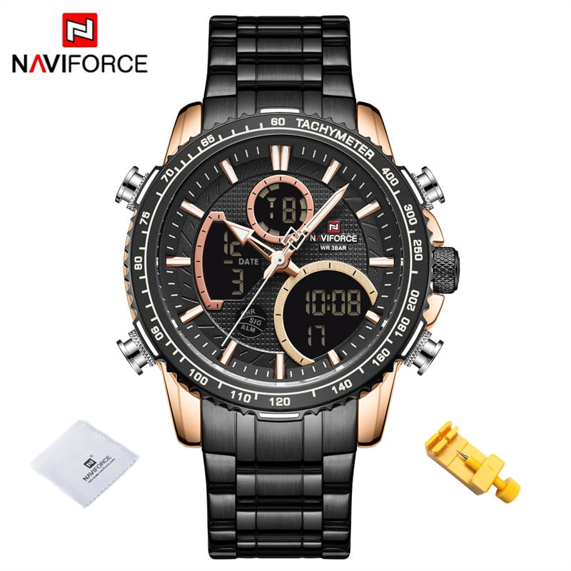 NAVIFORCE Montre Homme Marque de Luxe