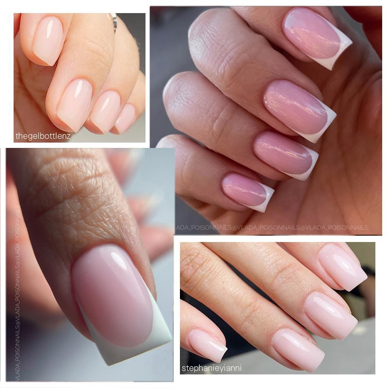 BORN PRETTY Vernis à Ongles Gel Rose Laiteux