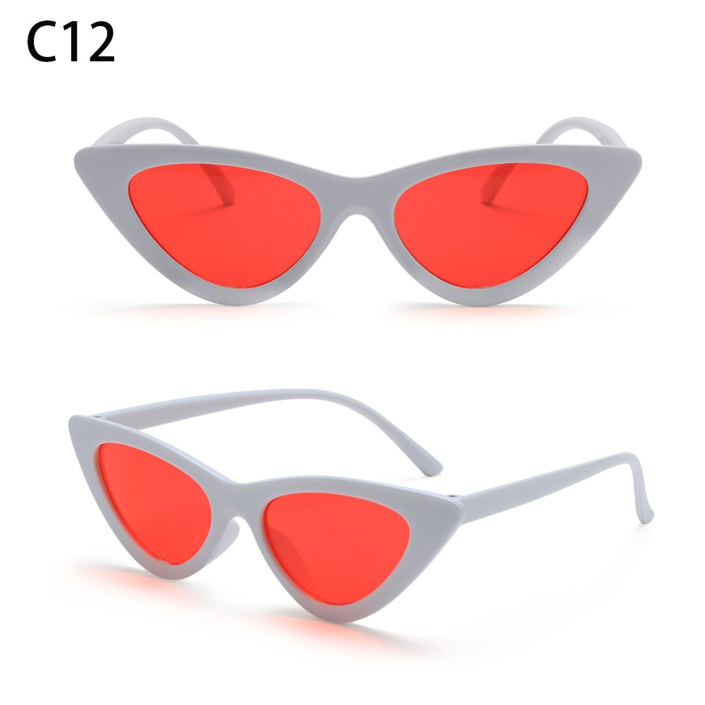 1PC Sexy Cat Eye Triangle Sunglasses