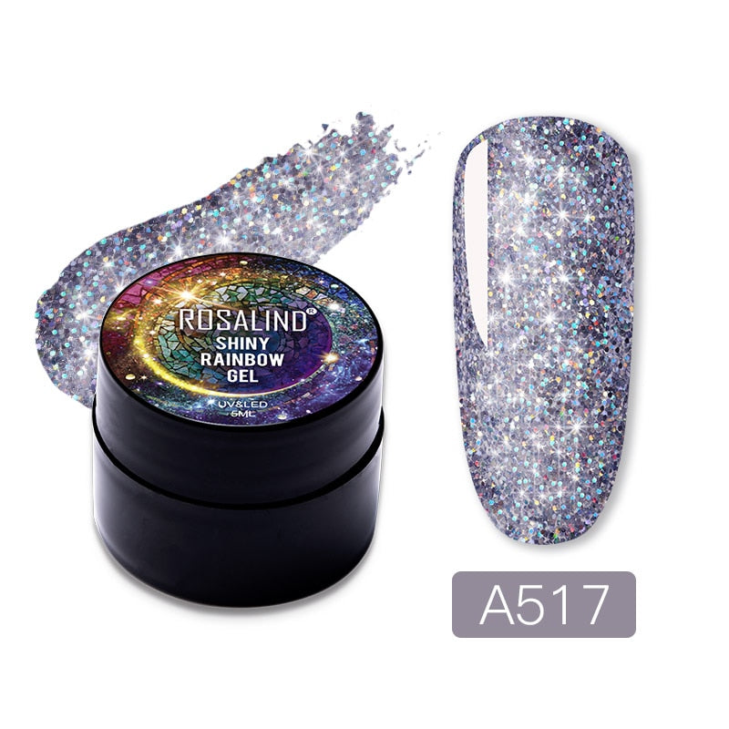 ROSALIND Gel Nail Polish Glitter