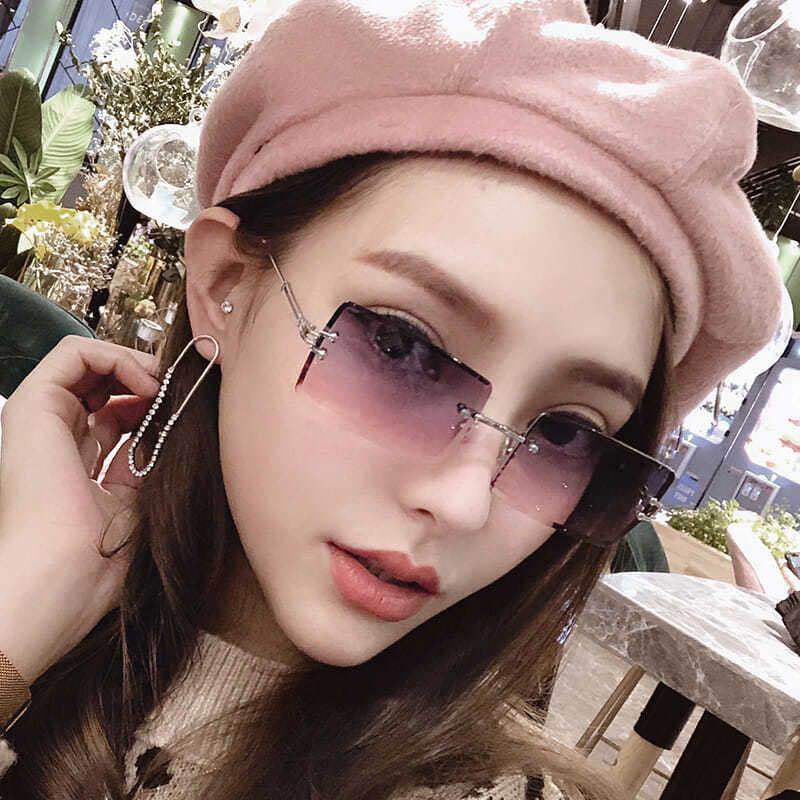 Vintage Fashion New Sunglasses Rimless