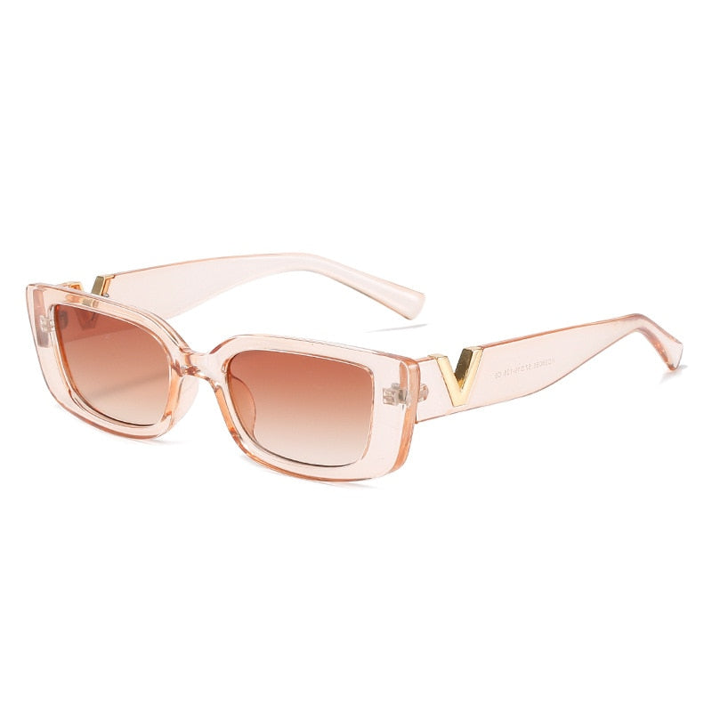 LNFCXI Retro Small Frame Cat Eye Sunglasses