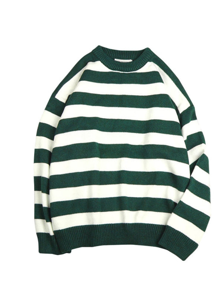 Striped Sweater Women Casual Oversized