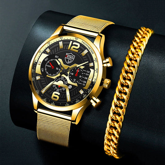 Bracelets Watches Men Stainless Steel