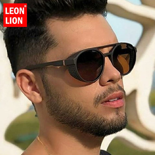 LeonLion Classic Punk Sunglasses Men