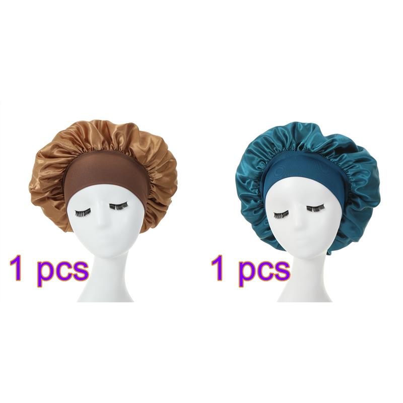 Bonnets de cheveux de nuit pour femmes Bonnet soyeux