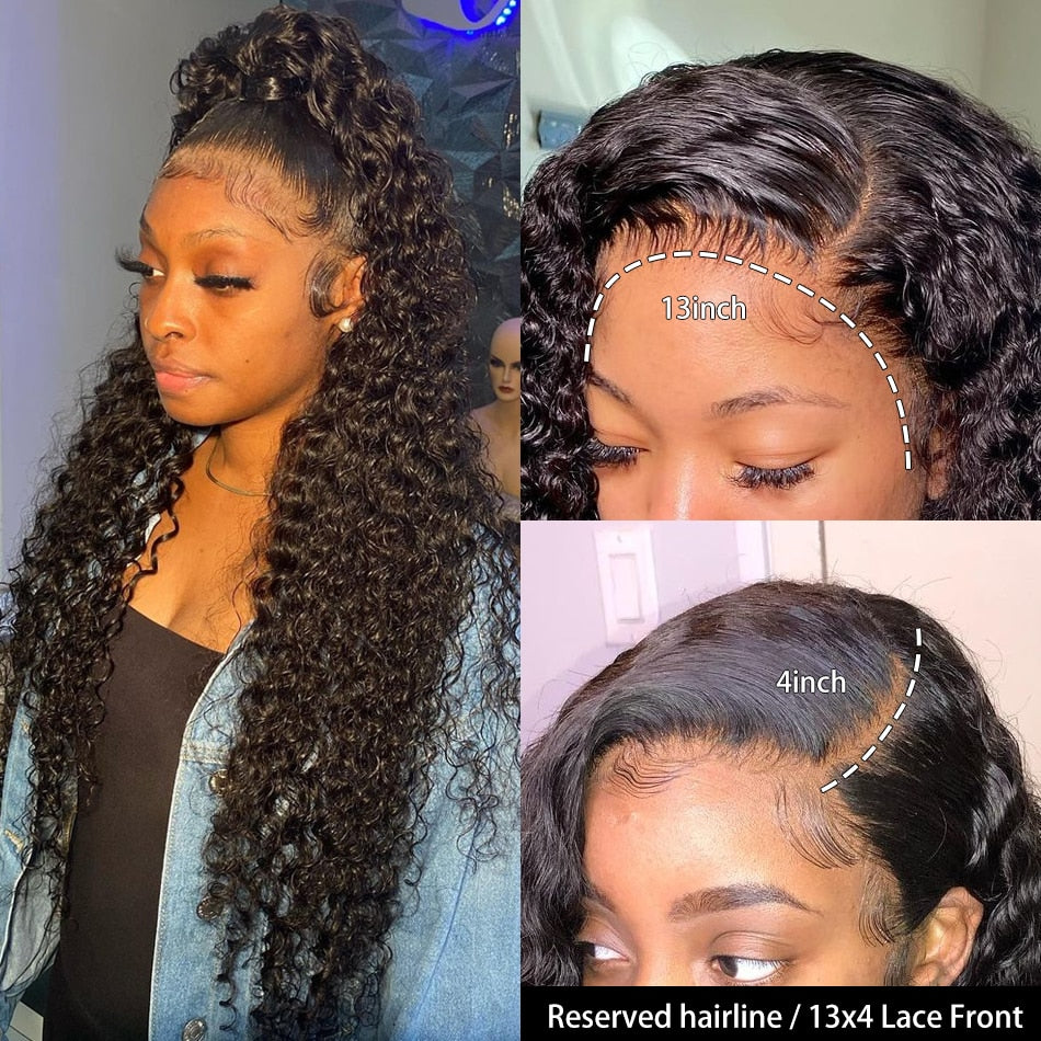 13x4 Kinky Curly Lace Front Human Hair