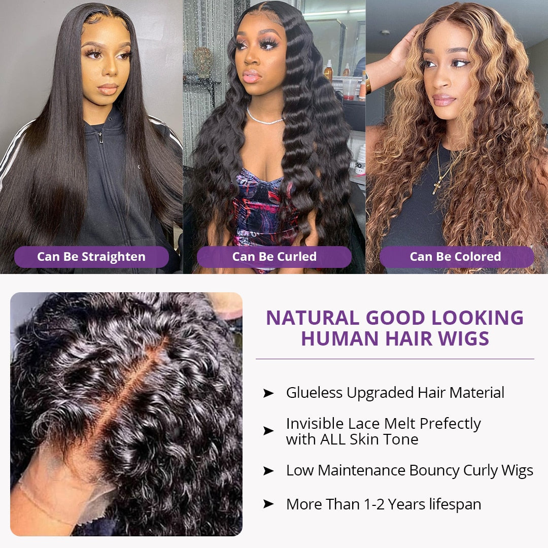 13x4 Kinky Curly Lace Front Human Hair