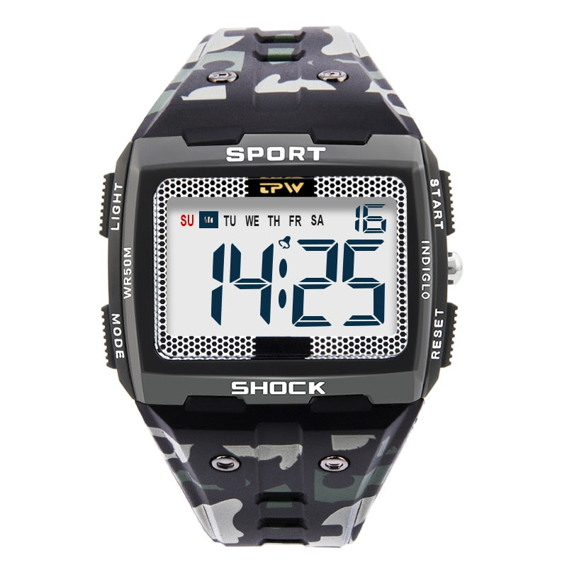 Water Resistant Men Digital Watch