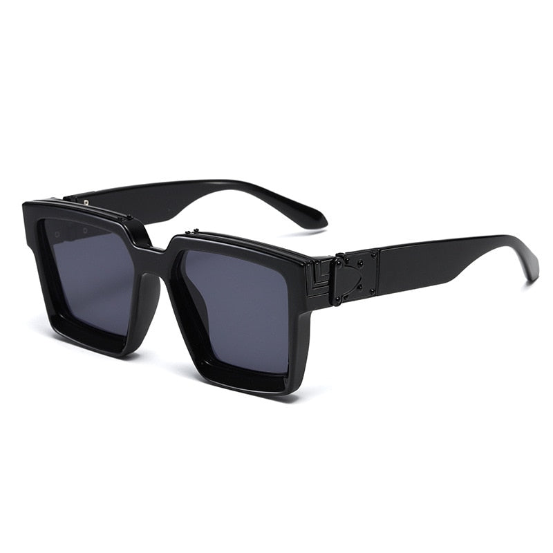 SHAUNA Retro Square Sunglasses