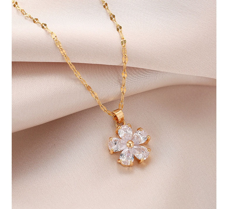 Gold Color Necklace for Women