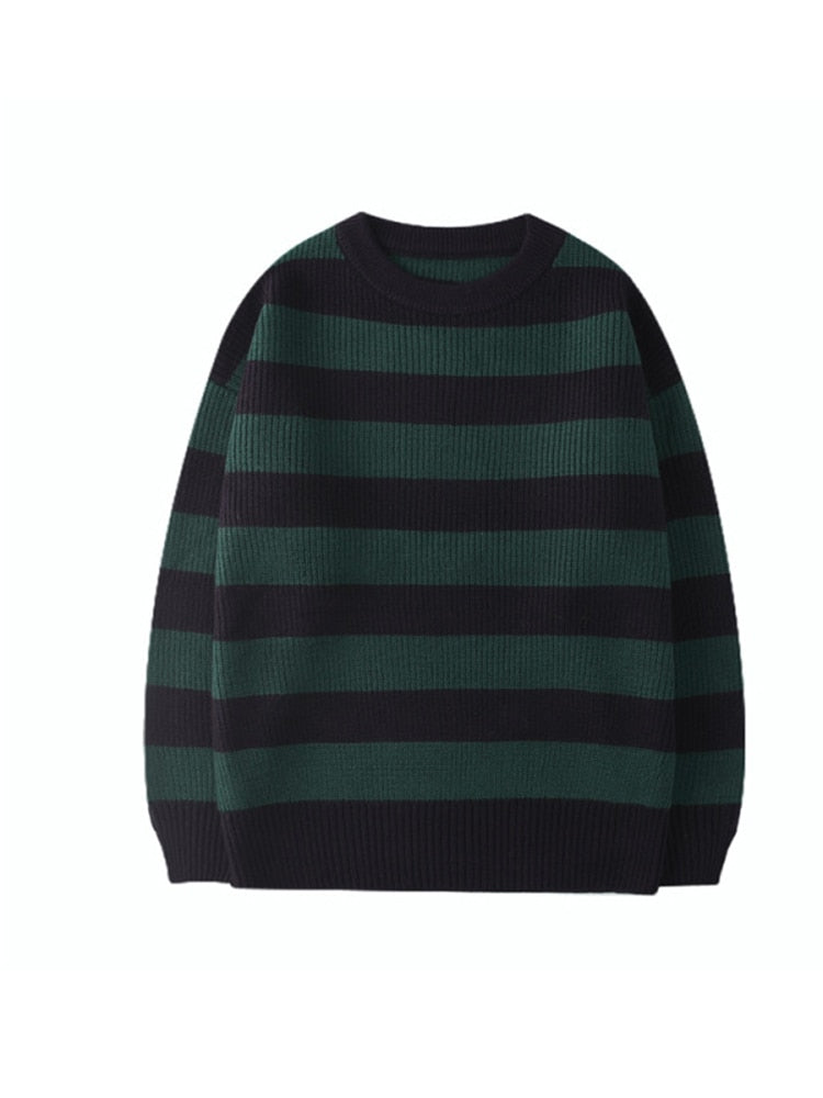 Striped Sweater Women Casual Oversized