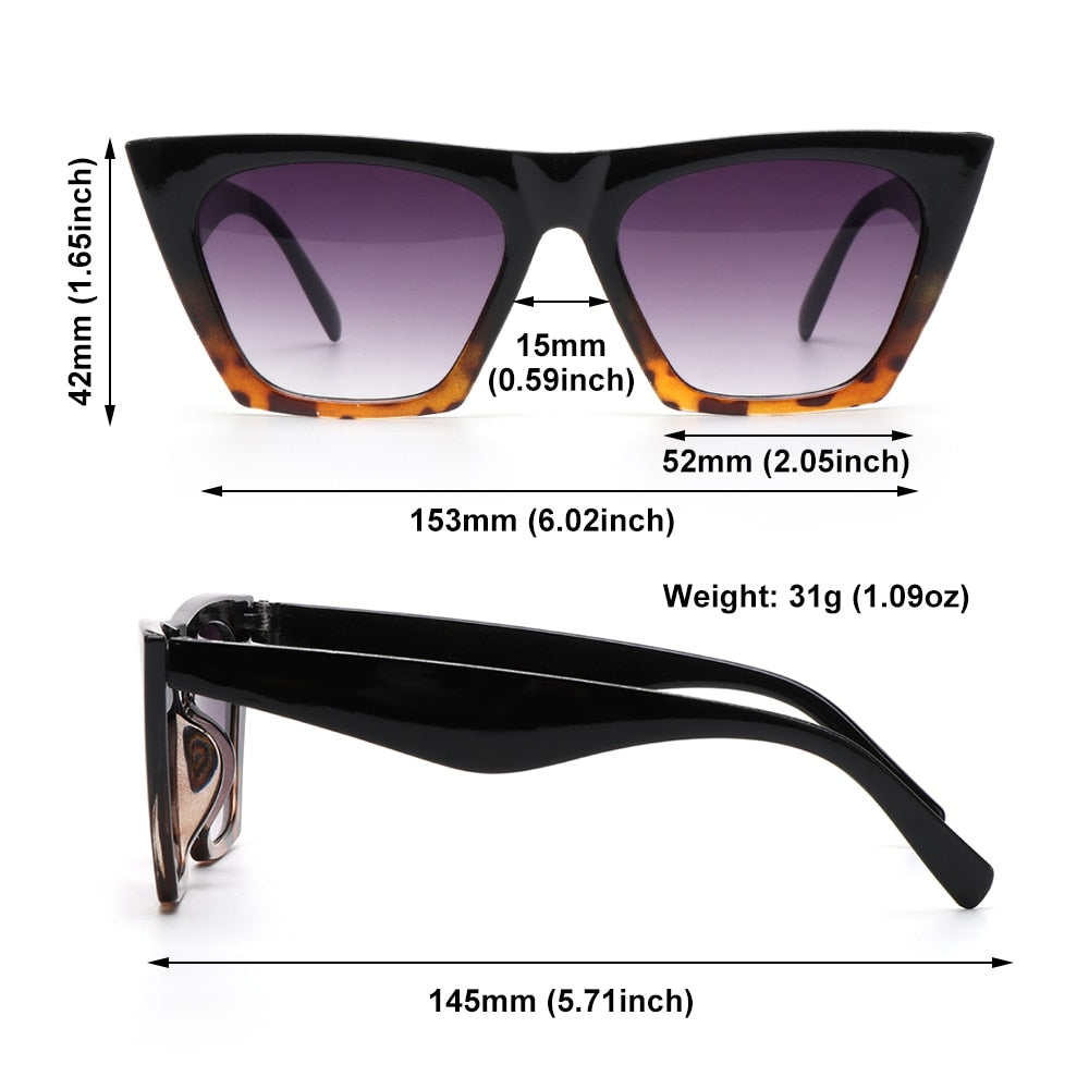 Fashion Square Sunglasses Woman