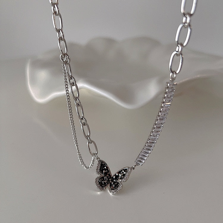 Collier Pendentif Goutte d'Eau Coeur Pêche