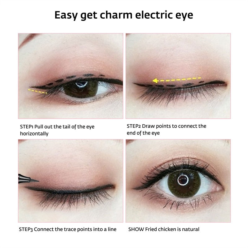 Eyeliner liquide à séchage rapide imperméable