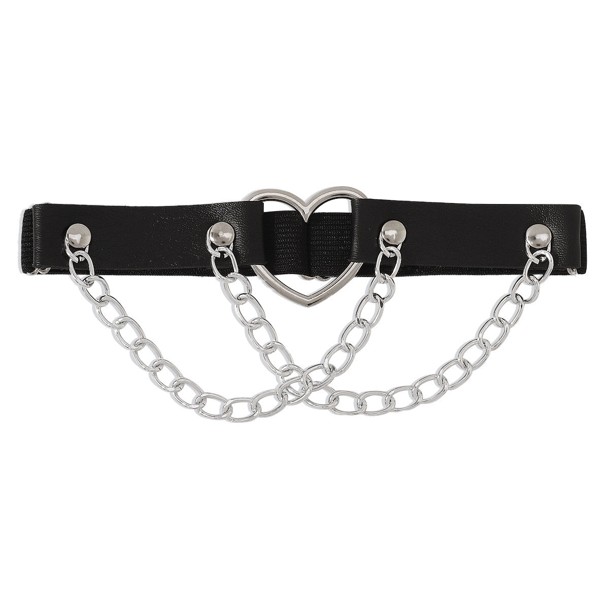 Sexy Leg Chain Elastic Spiked Leg Harness