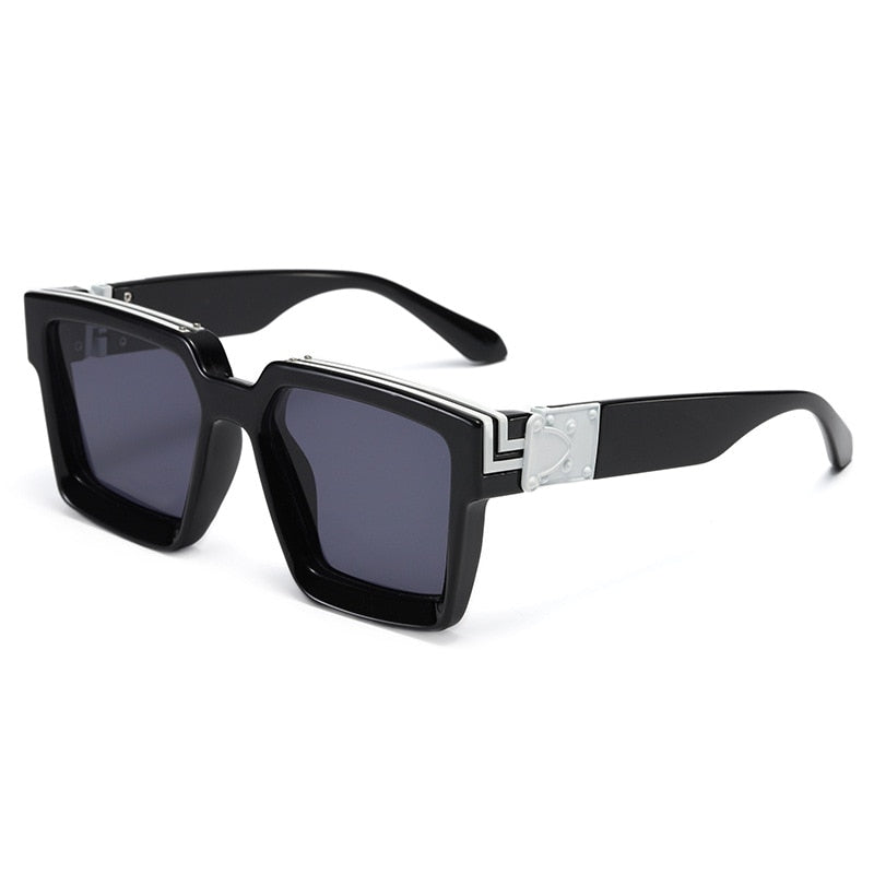 SHAUNA Retro Square Sunglasses