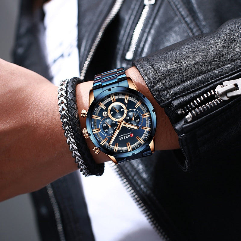 CURREN Men Watch Top Brand Luxury