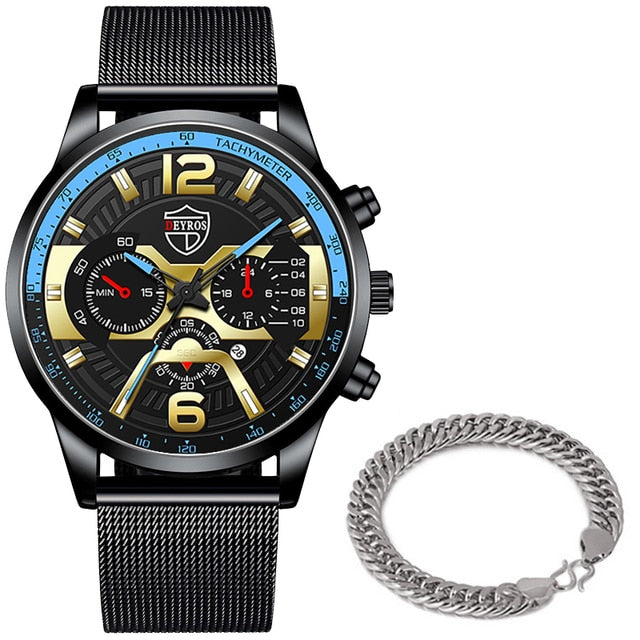 Bracelets Montres Homme Acier Inoxydable