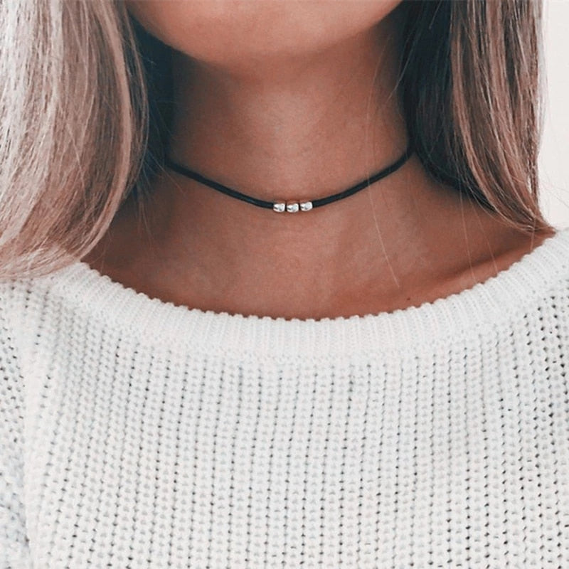 Korean Fashion Velvet Choker Necklace