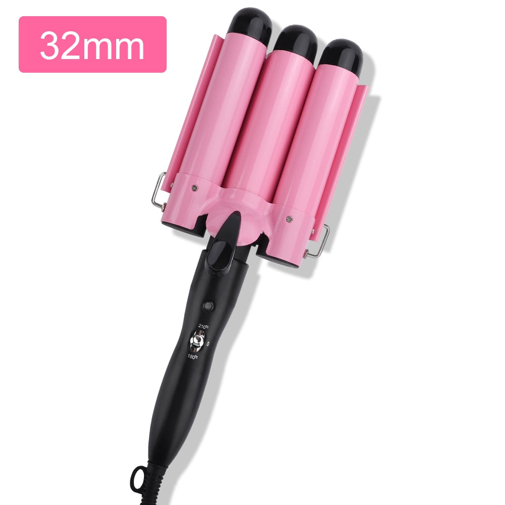 3 Barrels Hair Curling Iron Automatic