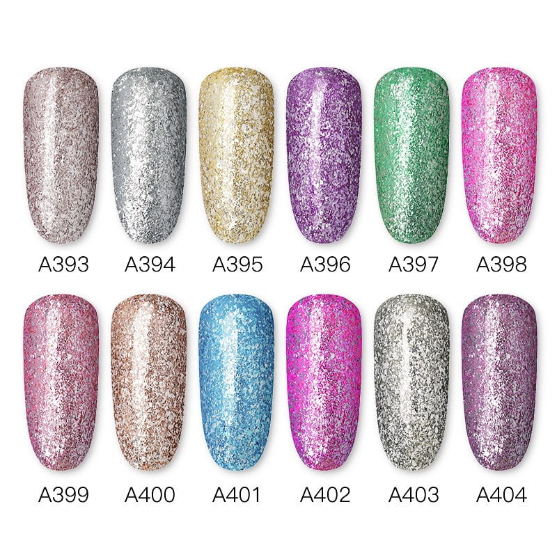 ROSALIND Gel Nail Polish Glitter