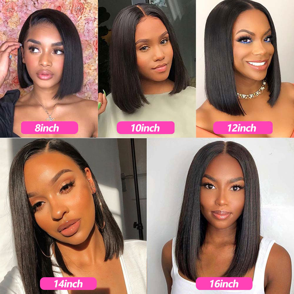 Bob Wig Lace Front Human Hair Wigs Brazilian