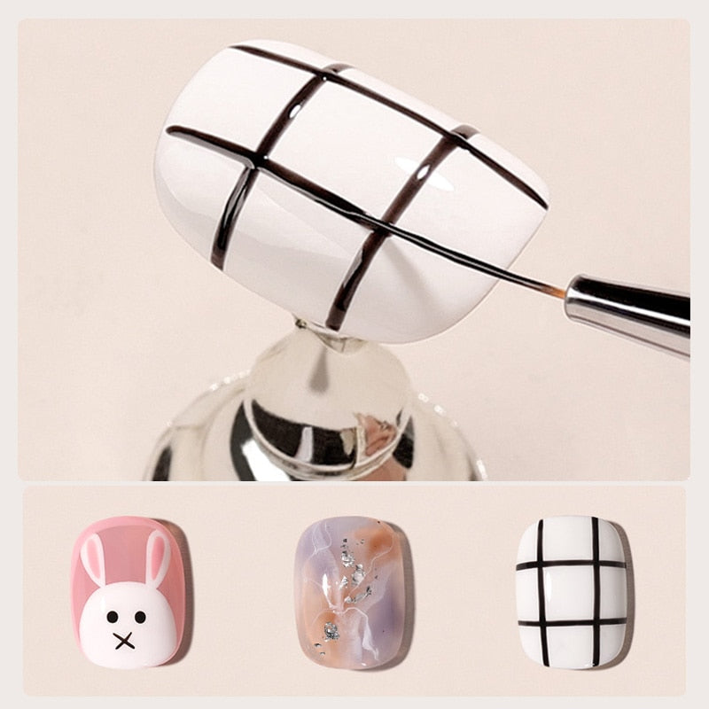 3Pcs French Stripe Nail Art Liner