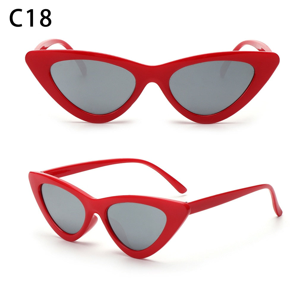 1PC lunettes de soleil triangle oeil de chat sexy