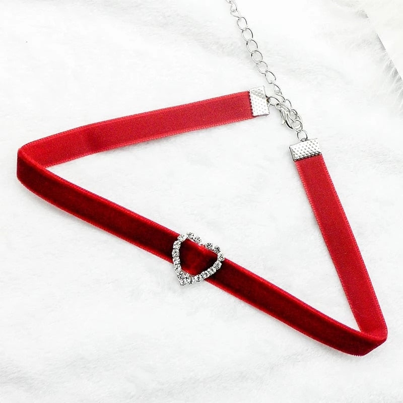 Korean Fashion Velvet Choker Necklace