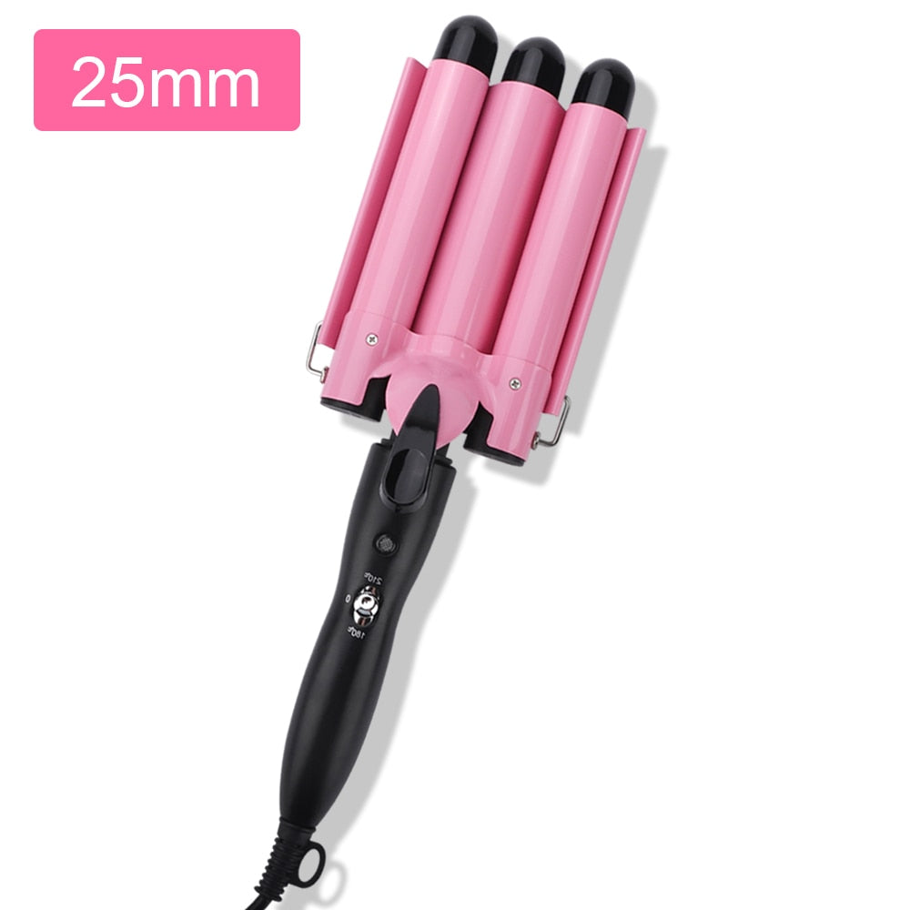 3 Barrels Hair Curling Iron Automatic