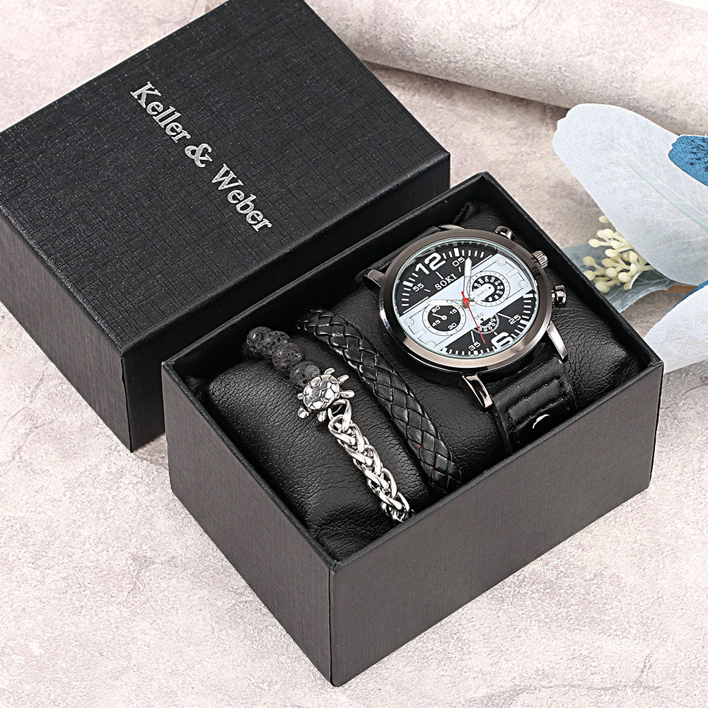 Personality Men Watch Bracelet Sets