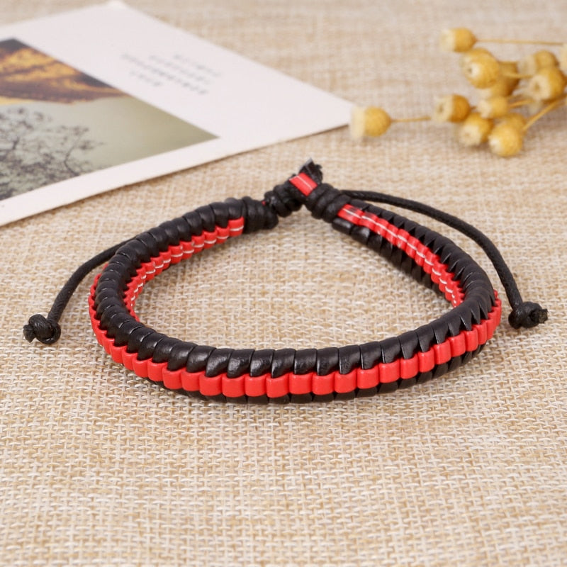 Bracelets en cuir véritable tendance ZOSHI