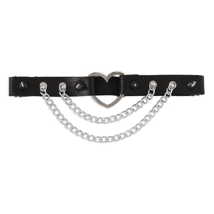 Sexy Leg Chain Elastic Spiked Leg Harness