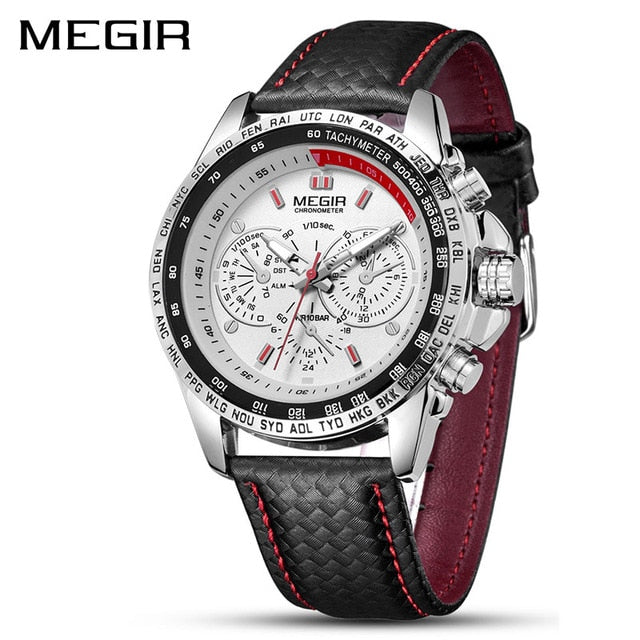 MEGIR Mens Montres Top Marque De Luxe