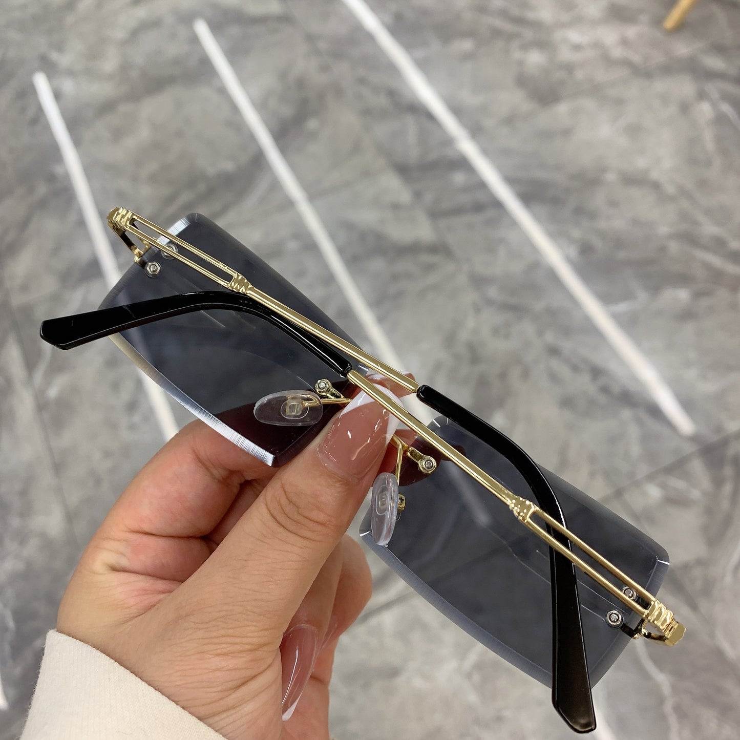 Vintage Fashion New Sunglasses Rimless