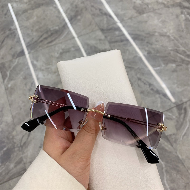 Vintage Fashion New Sunglasses Rimless