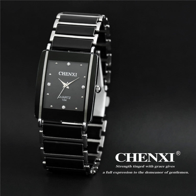 CHENXI Mode Rectangle Montre Hommes &amp; Femmes