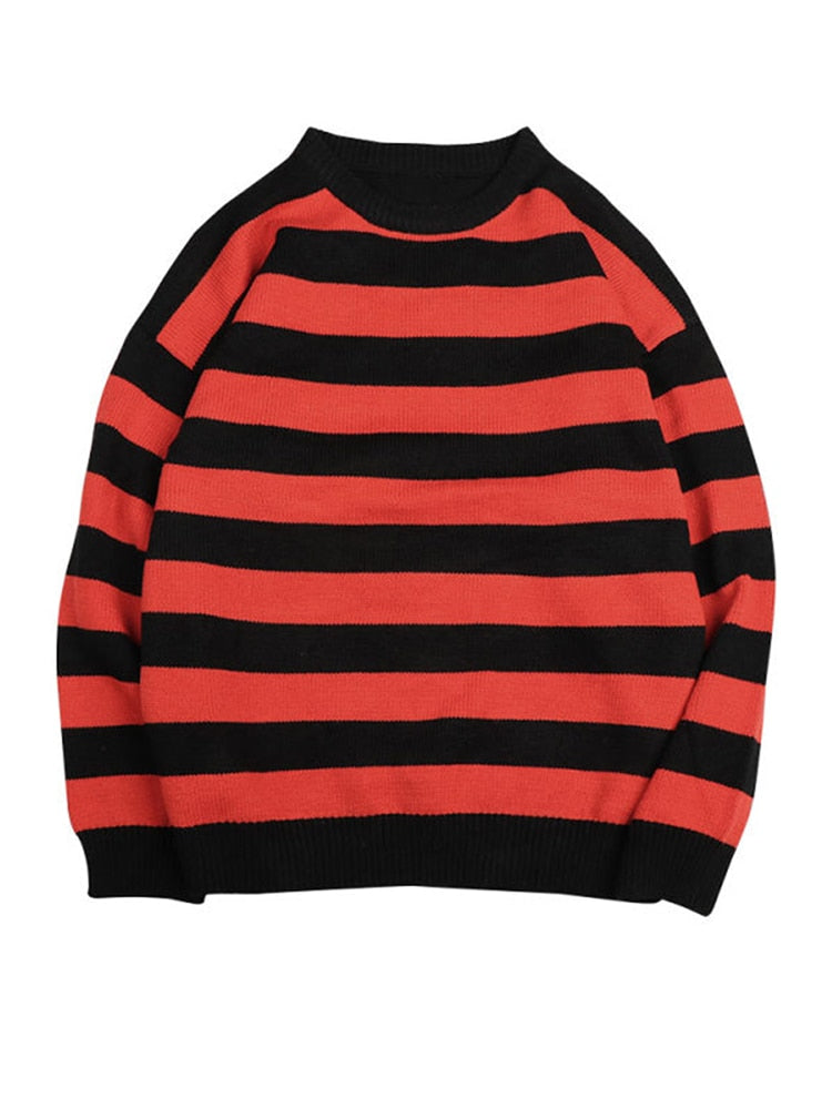 Striped Sweater Women Casual Oversized