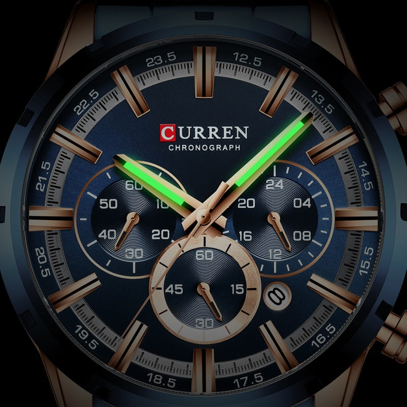 CURREN Men Watch Top Brand Luxury