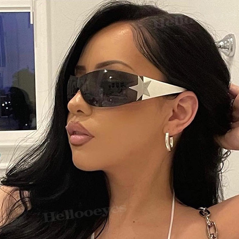 Luxury Punk Sports Sunglasses Women