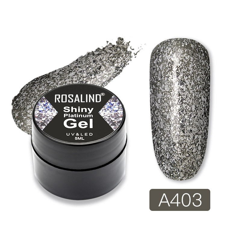 ROSALIND Gel Vernis à Ongles Paillettes