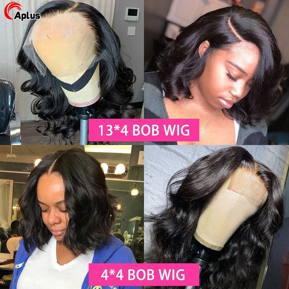 Body Wave Short Lace Front Human Hair