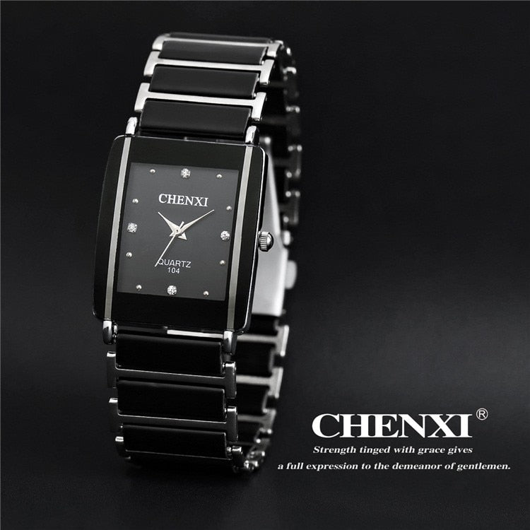 CHENXI Fashion Rectangle Watch Men & Women